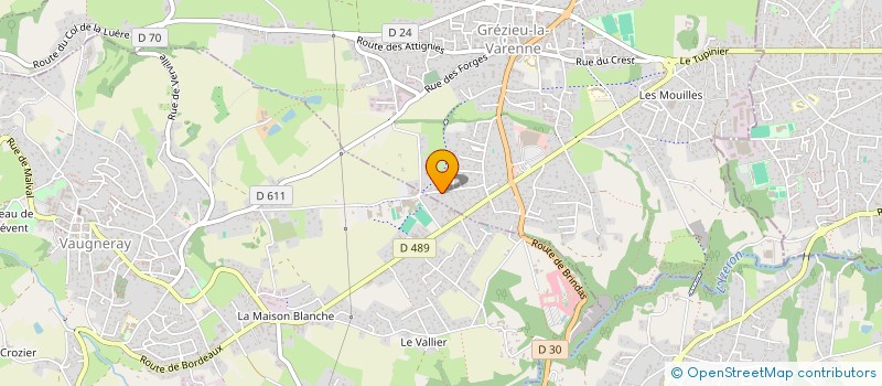 localisation de l'entreprise BRICOL'WATT  GREZIEU-LA-VARENNE