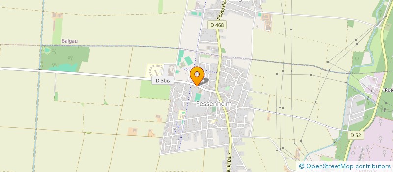 localisation de l'entreprise BRICOLAGE  FESSENHEIM