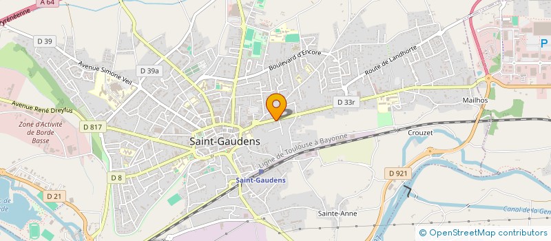 localisation de l'entreprise BRICOLAGE AND CO à SAINT-GAUDENS