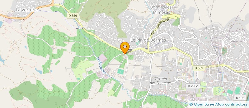localisation de l'entreprise BRICOLAGE BORMEEN  BORMES-LES-MIMOSAS