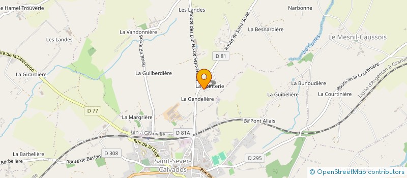 localisation de l'entreprise BRICOLAGE DE LA SIENNE  NOUES DE SIENNE