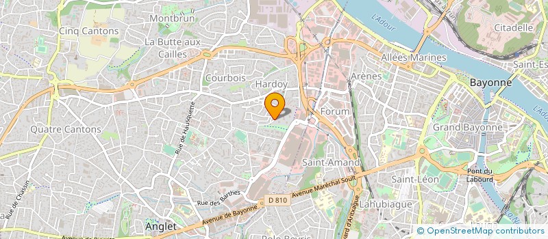 localisation de l'entreprise BRICOLAGE ET NETTOYAGE à BIARRITZ