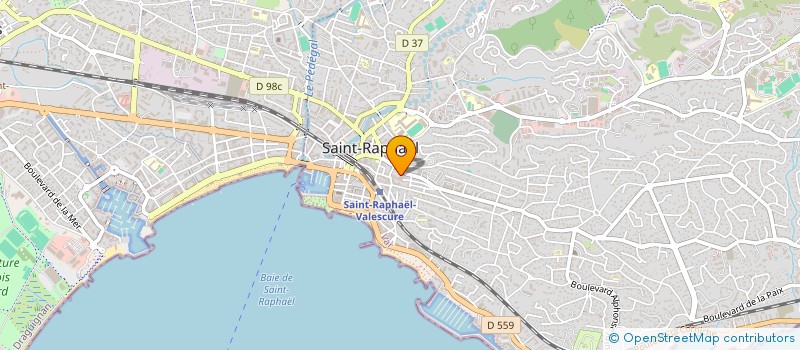 localisation de l'entreprise BRICOLAGE LAMARTINE à SAINT-RAPHAEL