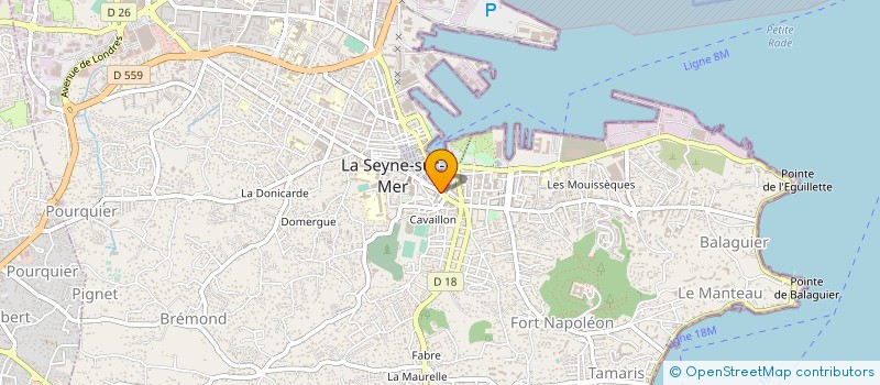 localisation de l'entreprise BRICOLAGE MAGRO à LA SEYNE-SUR-MER