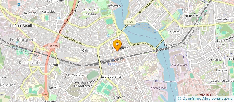 localisation de l'entreprise BRICOLE  LORIENT