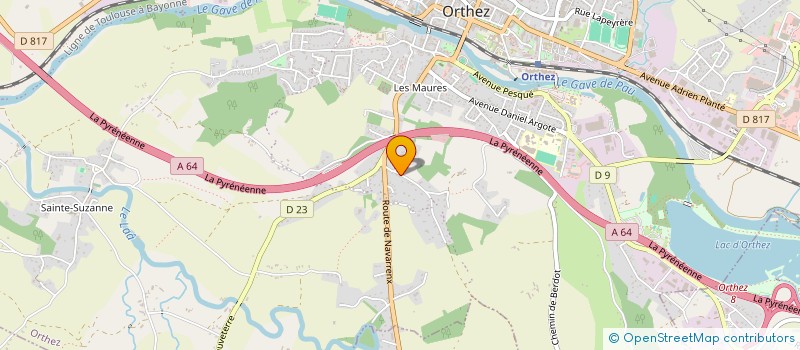 localisation de l'entreprise BRICOLE HOME  ORTHEZ