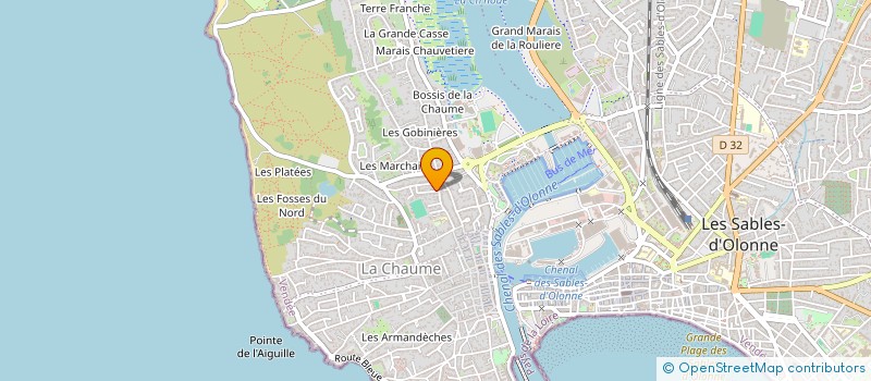 localisation de l'entreprise BRICOLETTE à LES SABLES D'OLONNE