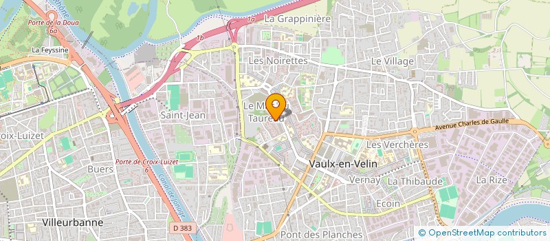 localisation de l'entreprise BRICOLOGIS à VAULX-EN-VELIN