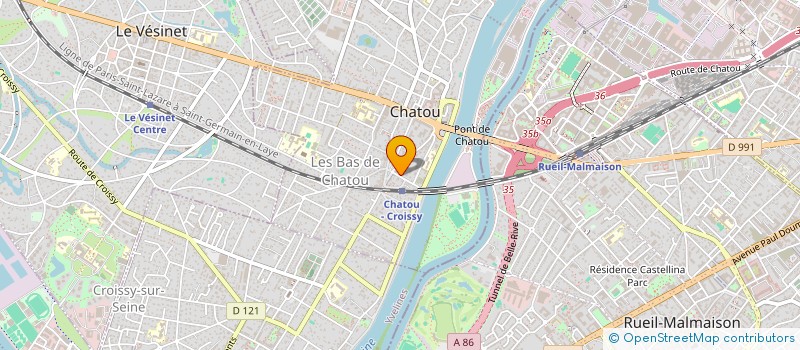 localisation de l'entreprise BRICOLOREAU à CHATOU