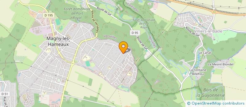 localisation de l'entreprise BRICOMAIN  MAGNY-LES-HAMEAUX