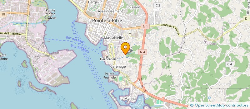 localisation de l'entreprise BRICOMAT à LES ABYMES