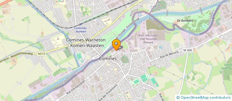 localisation de l'entreprise BRICOMIDIS à COMINES