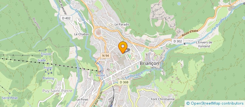 localisation de l'entreprise BRICOMIDO à BRIANCON