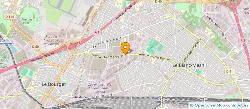 localisation de l'entreprise BRICOPAL à LE BLANC-MESNIL