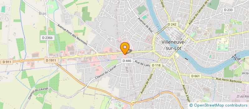 localisation de l'entreprise BRICOPROM  BIAS