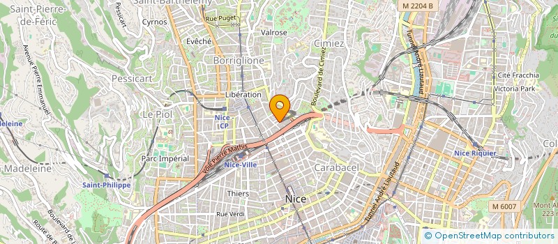 localisation de l'entreprise BRICOS à NICE