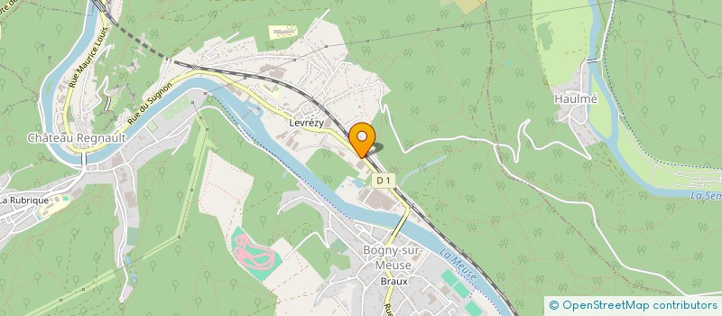 localisation de l'entreprise BRICOSCOUNT à BOGNY-SUR-MEUSE