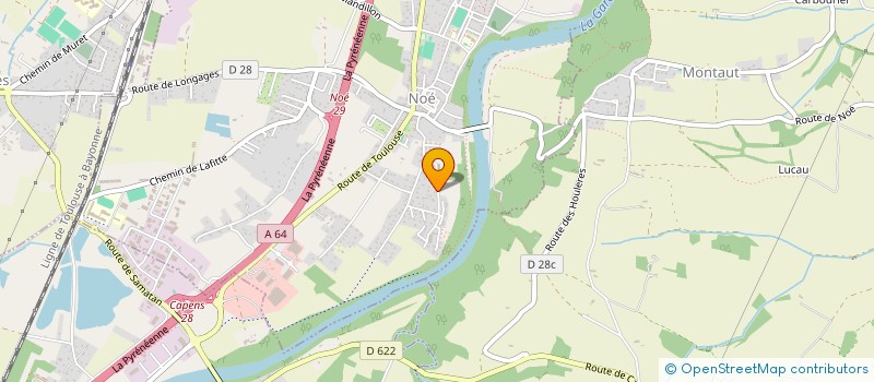 localisation de l'entreprise BRICOSOLD  NOE