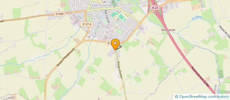 localisation de l'entreprise BRICOSTEEN à STEENVOORDE