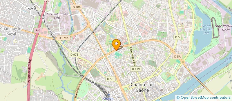 localisation de l'entreprise BRICOTHEQUE DU CHALONNAIS  CHALON-SUR-SAONE