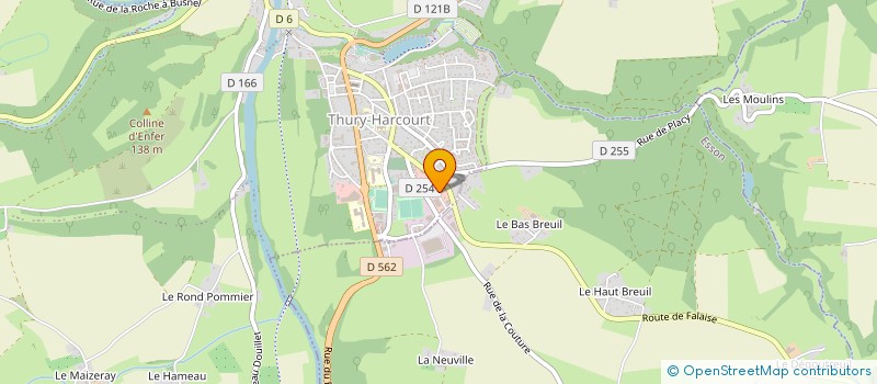 localisation de l'entreprise BRICOTHURY à THURY-HARCOURT-LE-HOM
