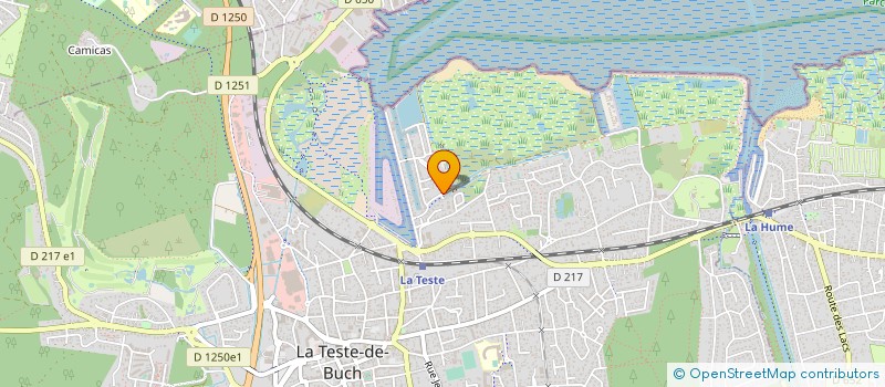 localisation de l'entreprise BRICOTINE RECONVERSION  LA TESTE-DE-BUCH