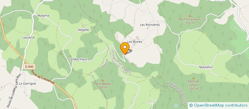 localisation de l'entreprise BRICOUDAN  BETAILLE