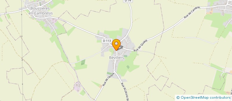 localisation de l'entreprise BRICOUT à BEVILLERS