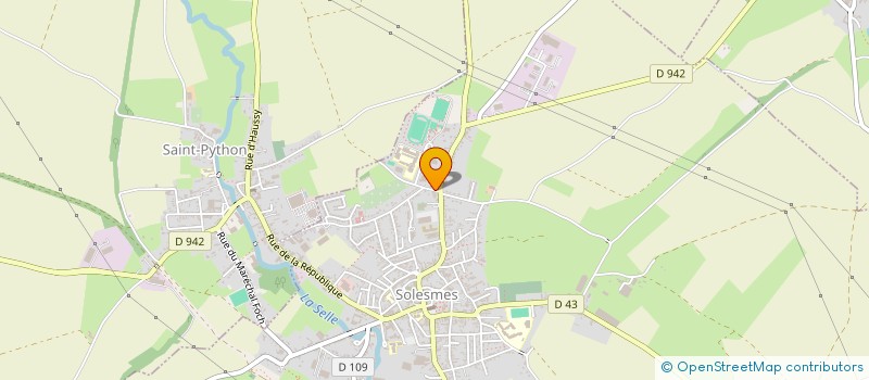 localisation de l'entreprise BRICOUT EURL  SOLESMES