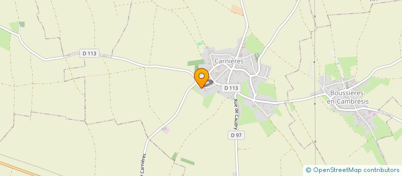localisation de l'entreprise BRICOUT FRERES à CARNIERES