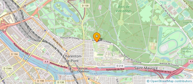 localisation de l'entreprise BRICOUT MAURICE à SAINT-MAURICE