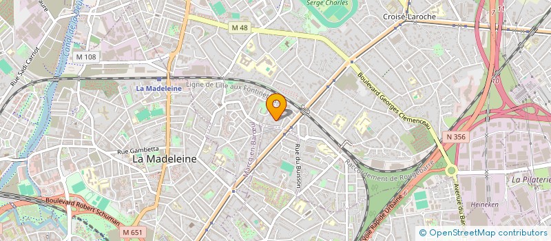 localisation de l'entreprise BRICOUT TEXTILES  MARCQ-EN-BARUL