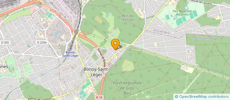 localisation de l'entreprise BRICOVERT 94 à BOISSY-SAINT-LEGER