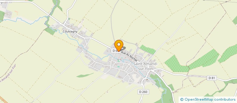 localisation de l'entreprise BRICQUET ET FILS à SAINT-AMAND-SUR-FION