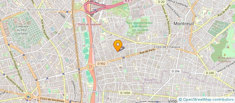 localisation de l'entreprise BRICS TECHNOLOGIES à MONTREUIL