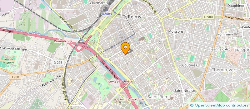 localisation de l'entreprise BRIDAM SCI  REIMS