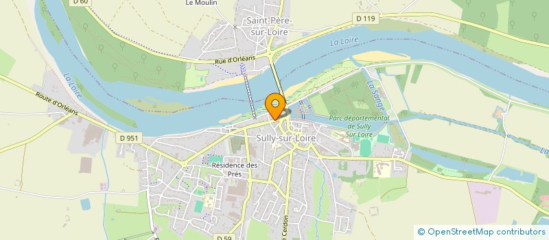 localisation de l'entreprise BRIDEL à SULLY-SUR-LOIRE
