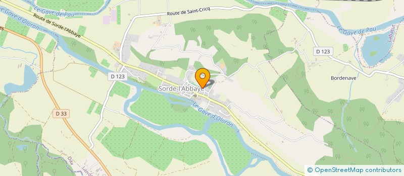 localisation de l'entreprise BRIDES à SORDE-L'ABBAYE