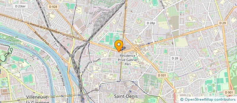 localisation de l'entreprise BRIDGE à SAINT-DENIS
