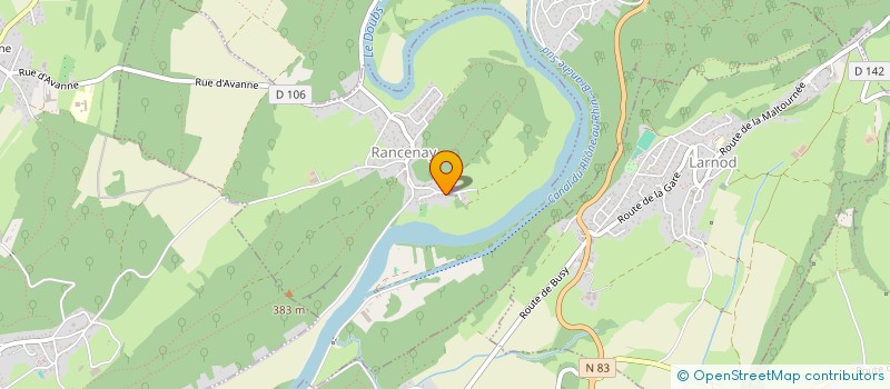 localisation de l'entreprise BRIDGE A.C.T  RANCENAY