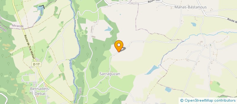 localisation de l'entreprise BRIDGE BUILDERS  SARRAGUZAN