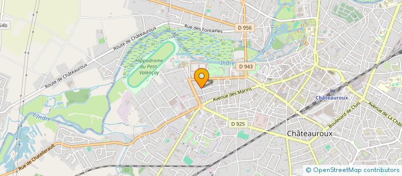 localisation de l'entreprise BRIDGE CLUB à CHATEAUROUX