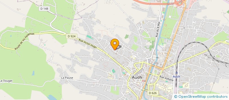 localisation de l'entreprise BRIDGE CLUB AUSCITAIN  AUCH