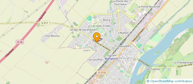 localisation de l'entreprise BRIDGE CLUB BALGENTIEN à BEAUGENCY