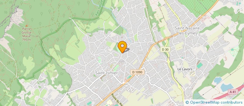 localisation de l'entreprise BRIDGE CLUB CHARTREUSE  SAINT-ISMIER