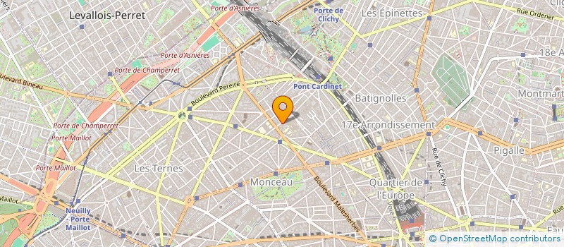 localisation de l'entreprise BRIDGE CLUB CLO DI CAT à PARIS