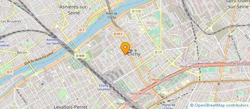 localisation de l'entreprise BRIDGE CLUB DE CLICHY à CLICHY