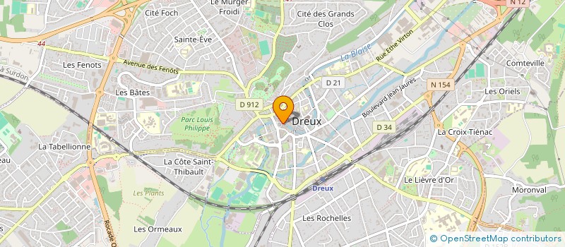 localisation de l'entreprise BRIDGE CLUB DE DREUX à DREUX