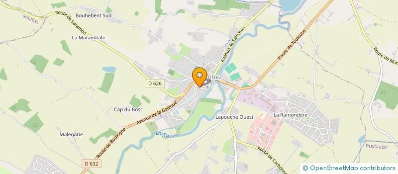 localisation de l'entreprise BRIDGE CLUB DE LOMBEZ  LOMBEZ