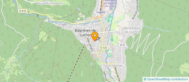 localisation de l'entreprise BRIDGE CLUB DE LUCHON  BAGNERES-DE-LUCHON